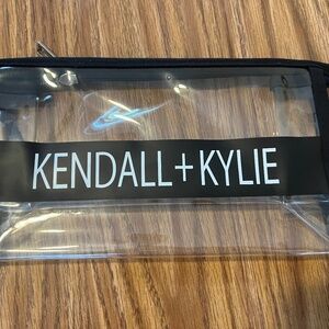 Kendall & Kylie Clear Makeup Pouch NWOT